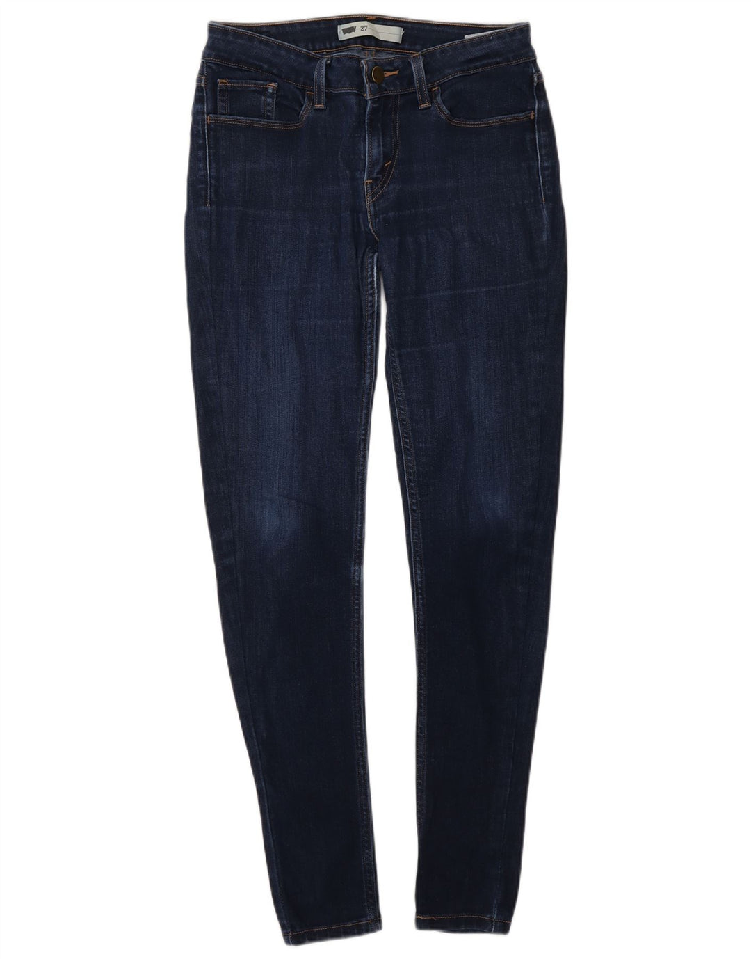 LEVI'S Damen Skinny Jeans W27 L30 Blaue Baumwolle