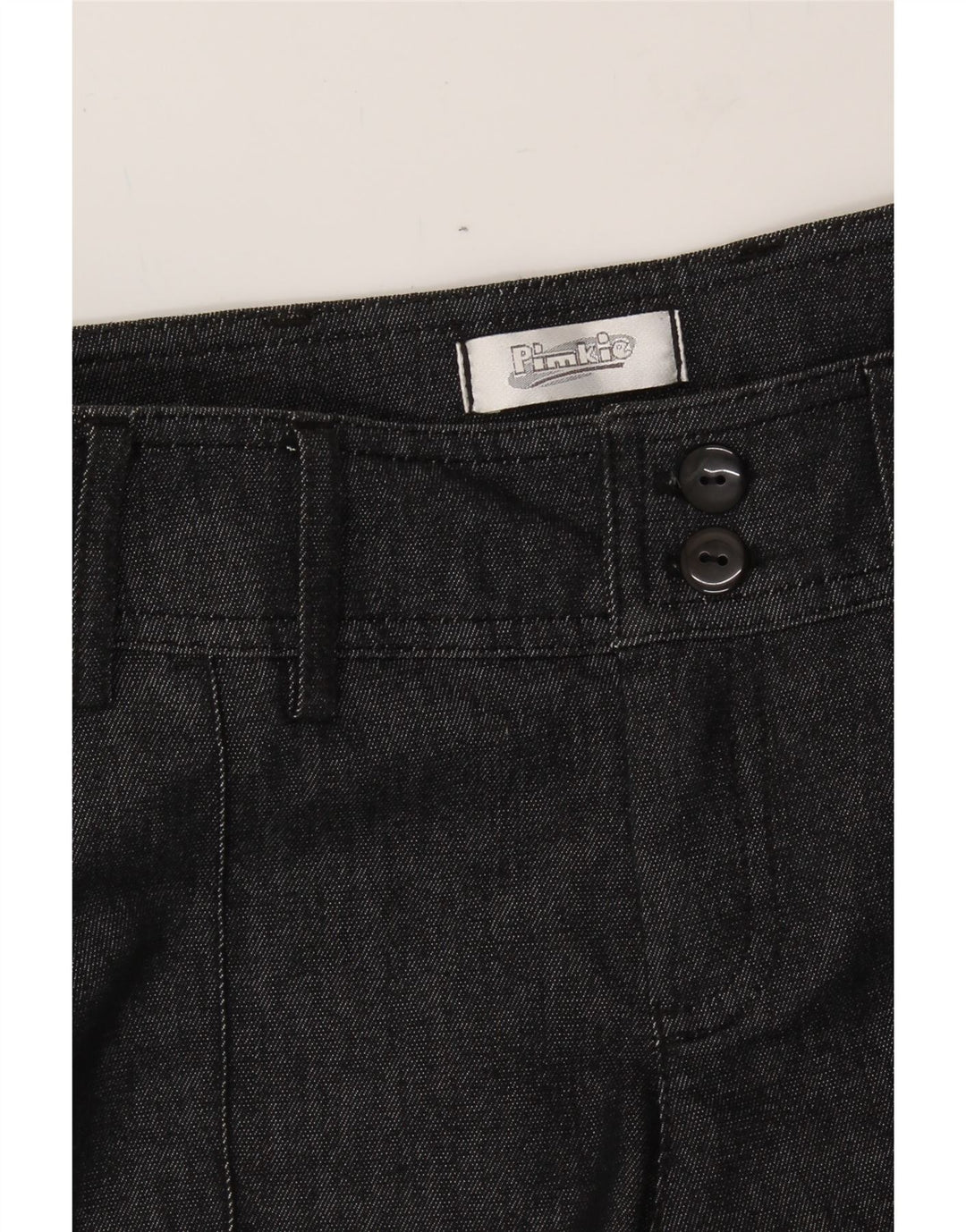 PIMKIE Womens Bootcut Casual Trousers W28 L27 Grey Vintage Pimkie and Second-Hand Pimkie from Messina Hembry 
