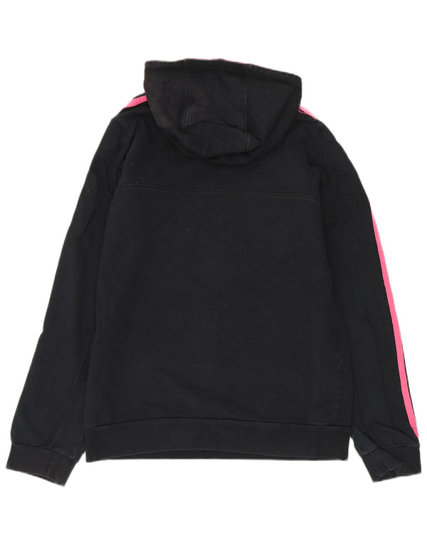 Adidas Mädchen Kapuzenpullover 13–14 Jahre, schwarze Baumwolle