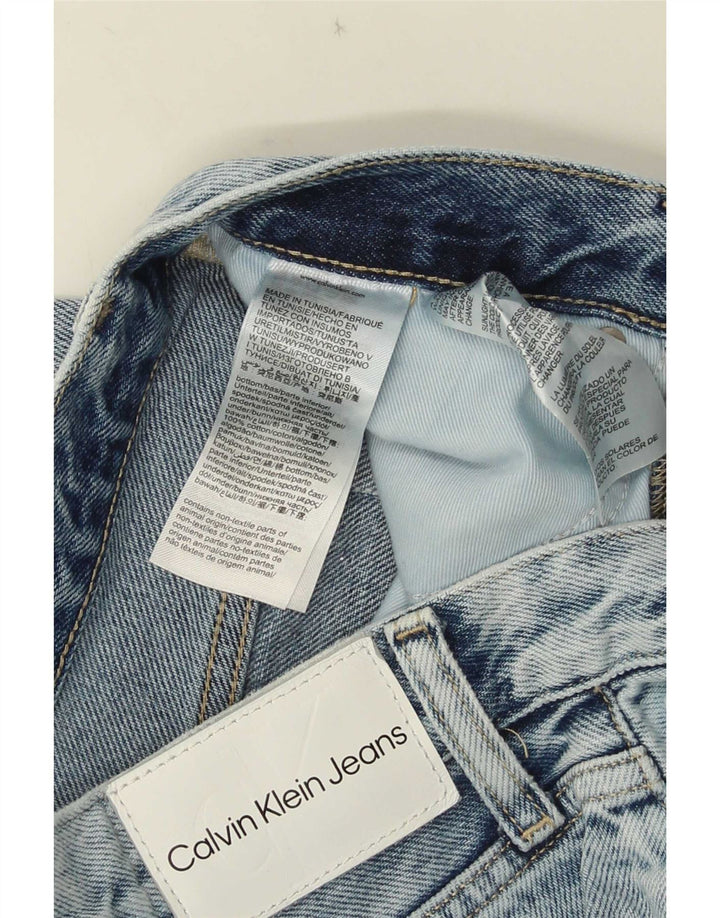 Calvin Klein Herren Bootcut Jeans W30 L33 Blaue Baumwolle