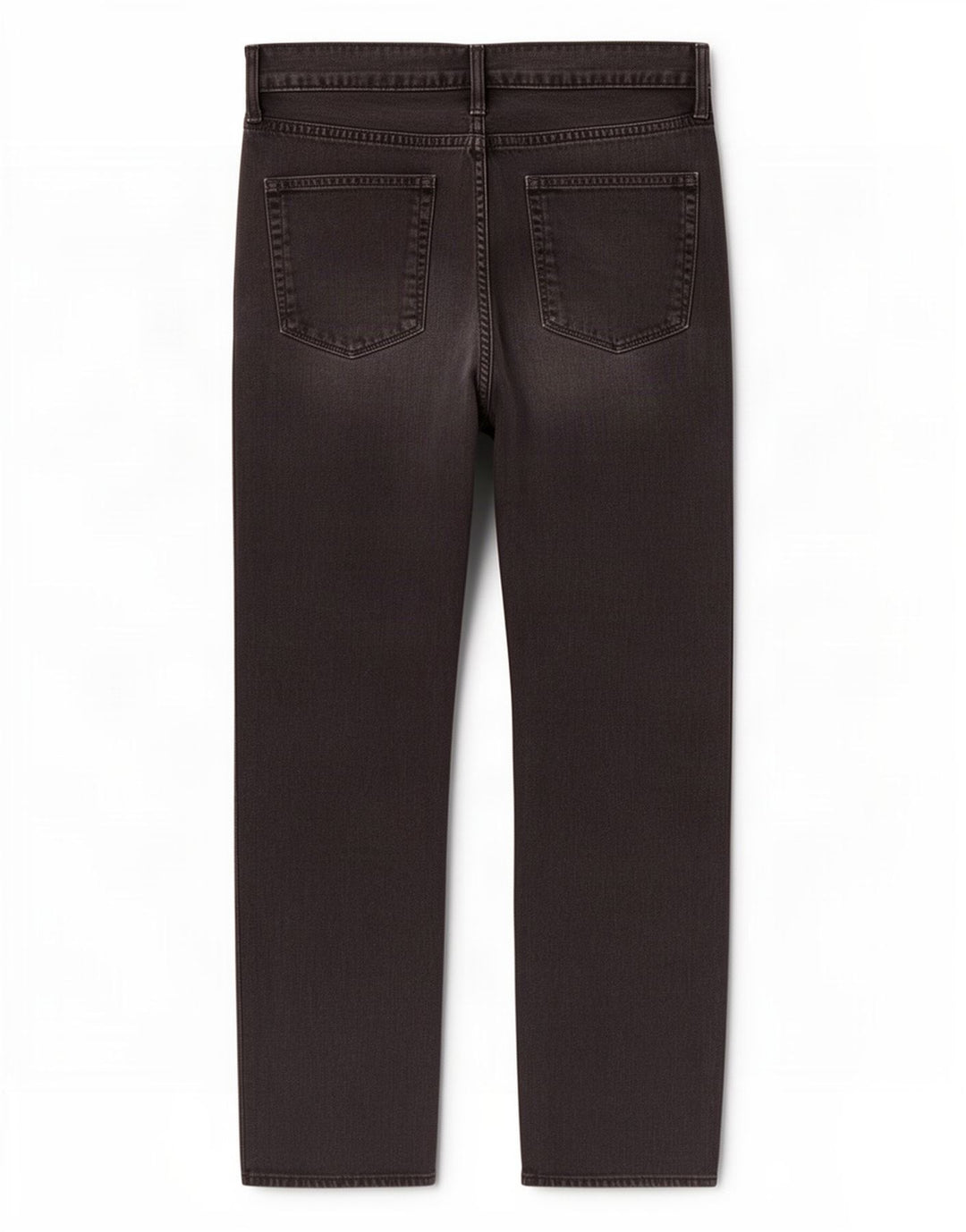 Marks & Spencer Herren Regular Straight Jeans W34 L29 Schwarze Baumwolle