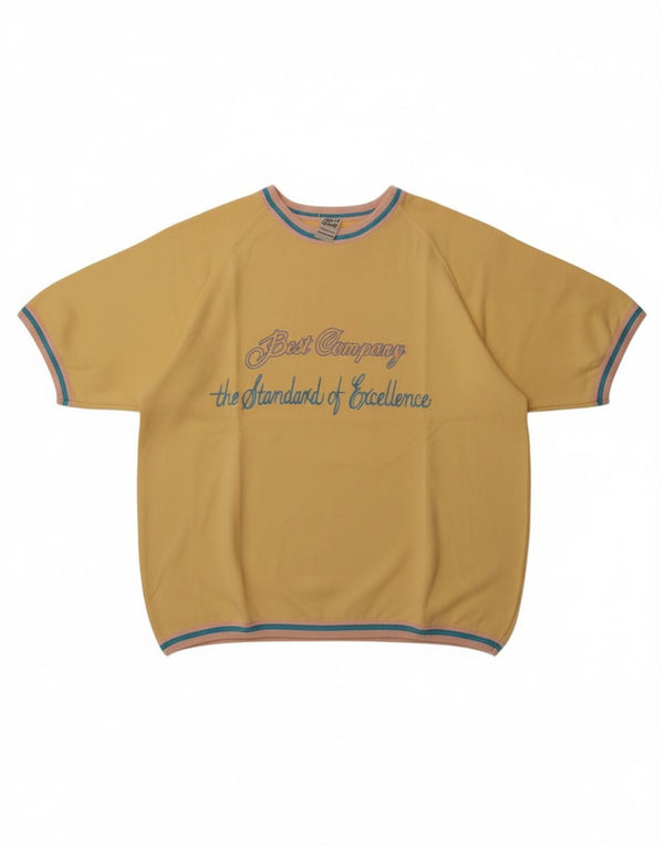 Best Company Damen-T-Shirt mit Grafik, UK 18, XL, Gelb, Baumwolle