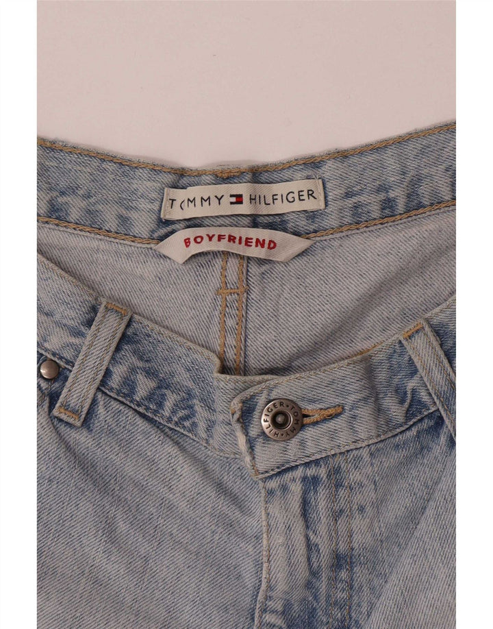 Tommy Hilfiger Damen Distressed Denim Shorts W28 Mittelblau