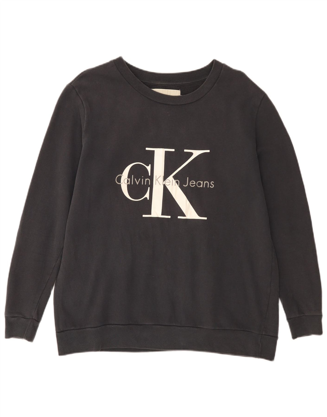 CALVIN KLEIN JEANS Herren-Sweatshirt mit Grafik, Größe S, Schwarz