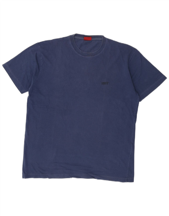 LEVI'S Herren T-Shirt Top Large Blau Baumwolle