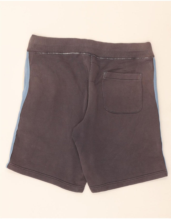 Jack Wills Herren-Sportshorts mit Grafik, mittelgraue Colourblock-Baumwolle