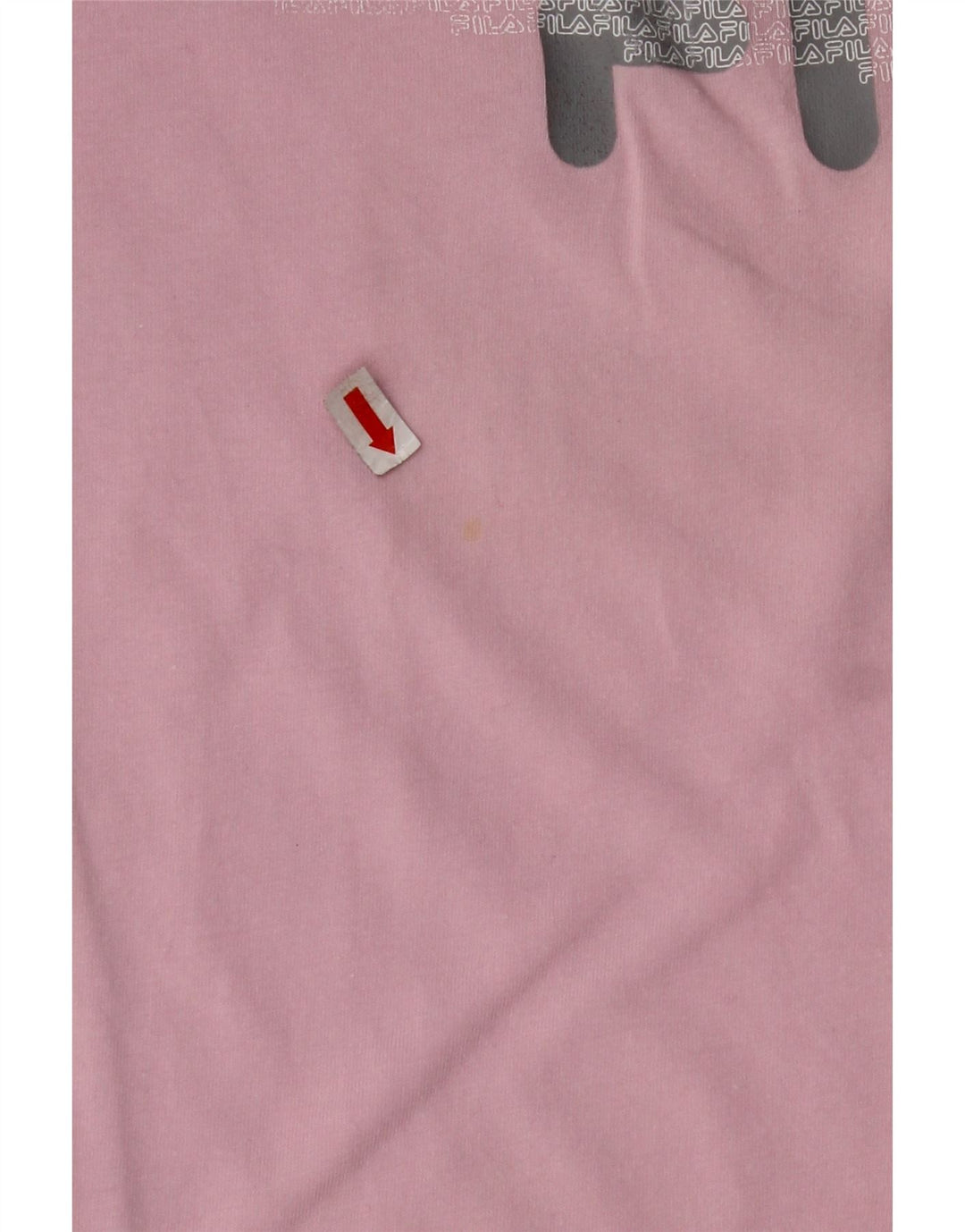 FILA Damen Crop Graphic T-Shirt Top UK 10 Small Pink