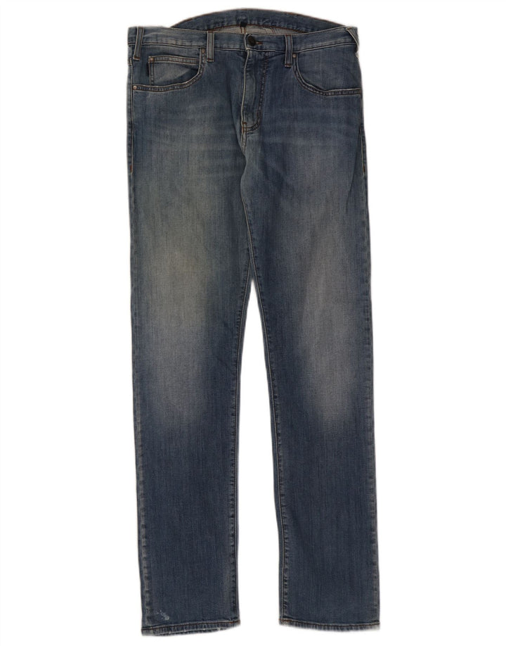 Armani Herren J45 Slim Jeans W32 L31 Blau