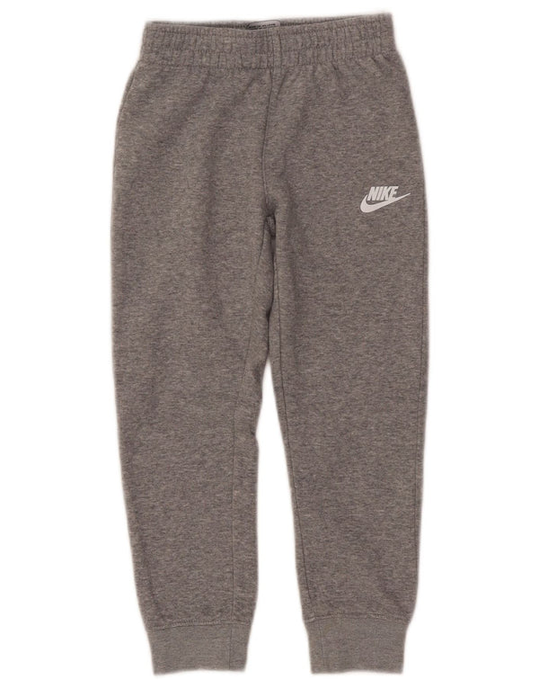 Nike Trainingshose für Jungen, Jogger, 5–6 Jahre, mittelgrau gefleckte Baumwolle