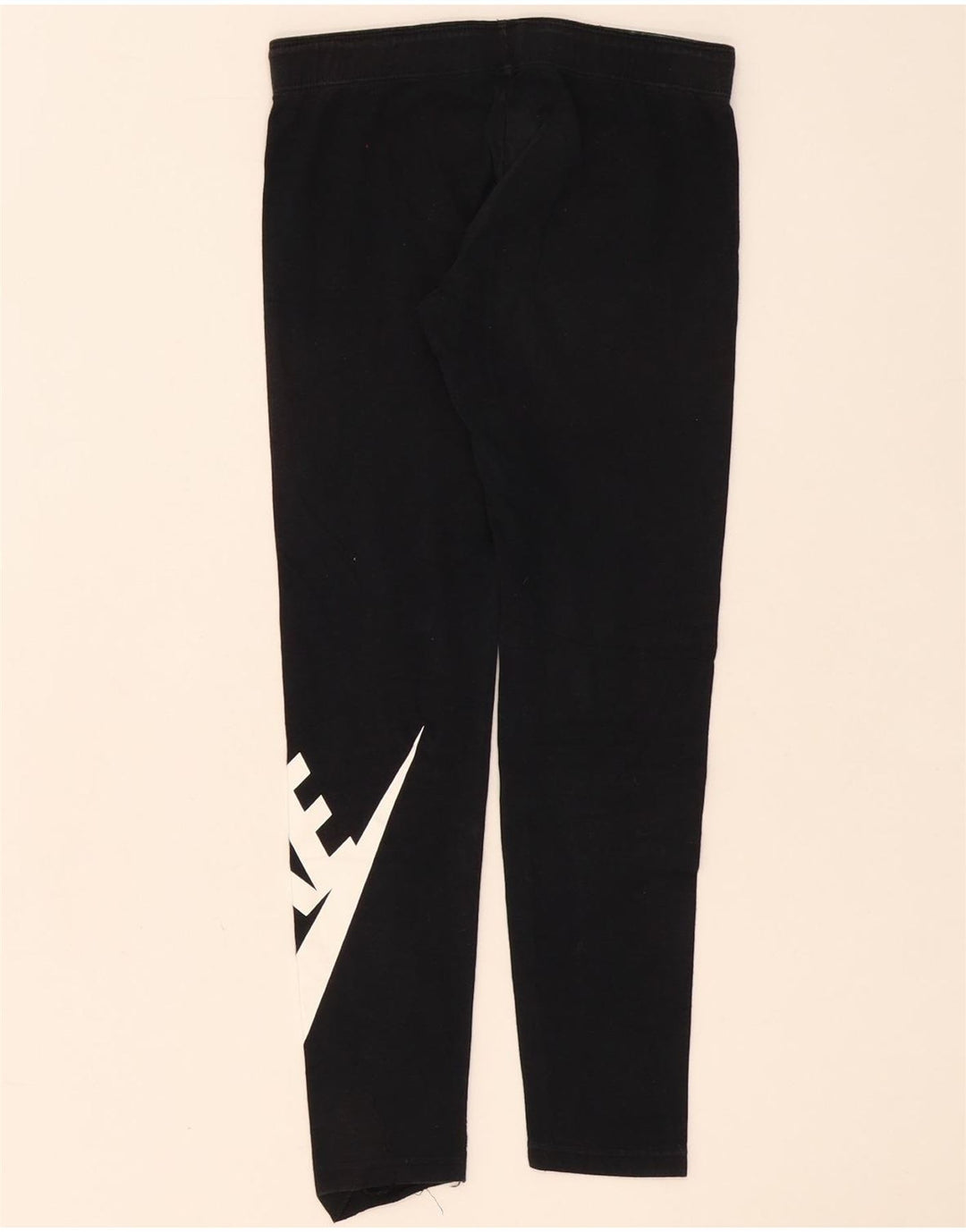 Nike Mädchen-Grafik-Leggings, 10–11 Jahre, mittelgroß, schwarze Baumwolle