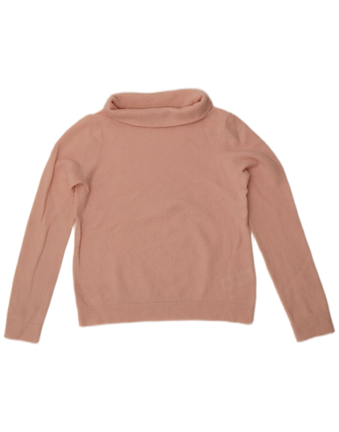 Hobbs Damen Crop Rollkragenpullover Pullover UK 10 Small Rosa Wolle