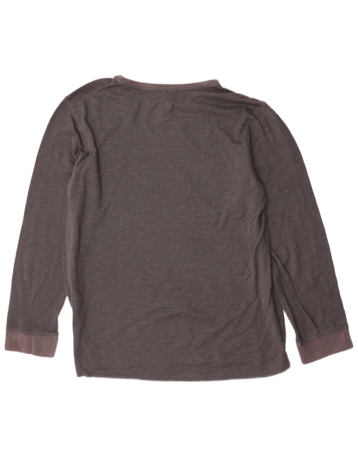 PUMA Herren-Oberteil, langärmelig, groß, graue Baumwolle