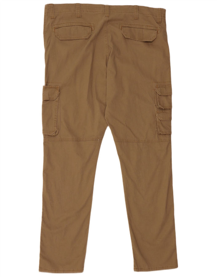 WRANGLER Herren Regular Tapered Cargohose W40 L32 Beige Baumwolle