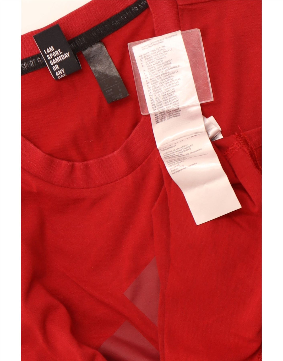 ADIDAS Herren Grafik-T-Shirt-Oberteil aus mittelroter Baumwolle