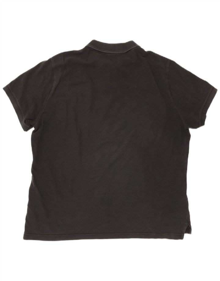 Nike Herren-Poloshirt XL aus schwarzer Baumwolle