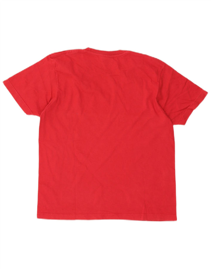 Champion Damen Grafik T-Shirt Top UK 10 Small Rot