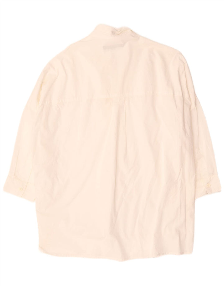 French Connection Damen-Pullovershirt mit 3/4-Ärmeln, UK-Größe 40, Größe L, Weiß