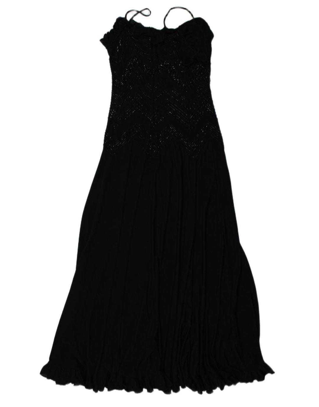 CABI Womens Sleeveless Maxi Dress UK 12 Medium Black