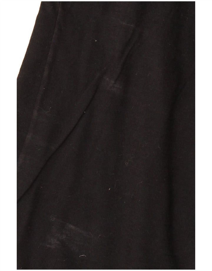 Rifle Herren-Poloshirt, groß, aus schwarzer Baumwolle