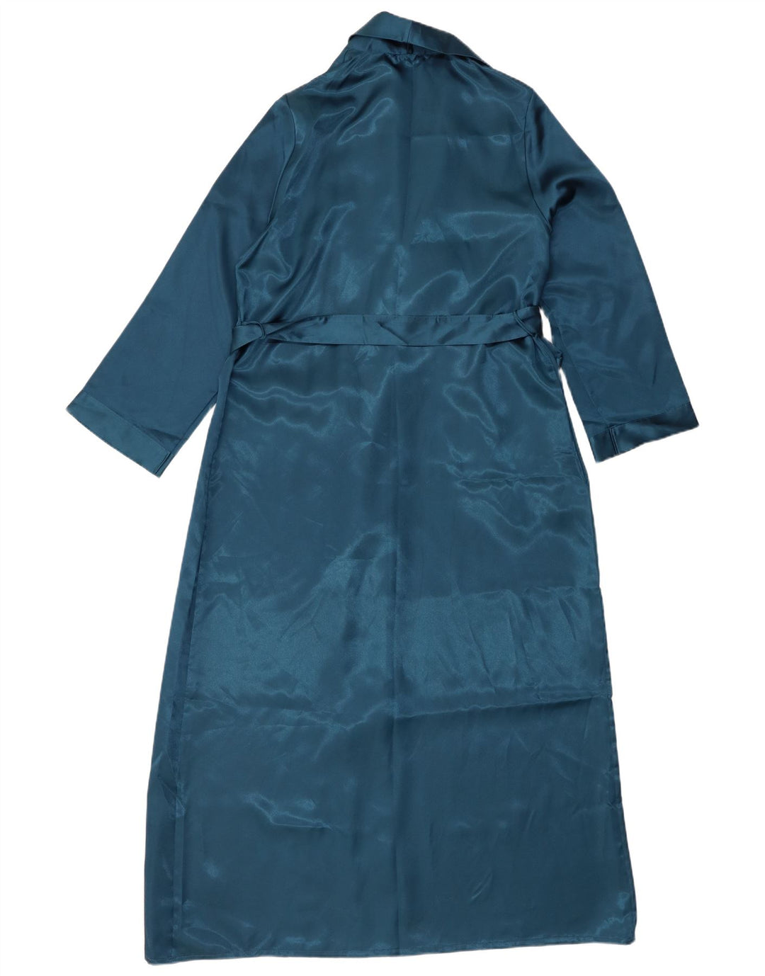 Marks & Spencer Damen Robe Maxikleid UK 8/10 Small Blau Polyester