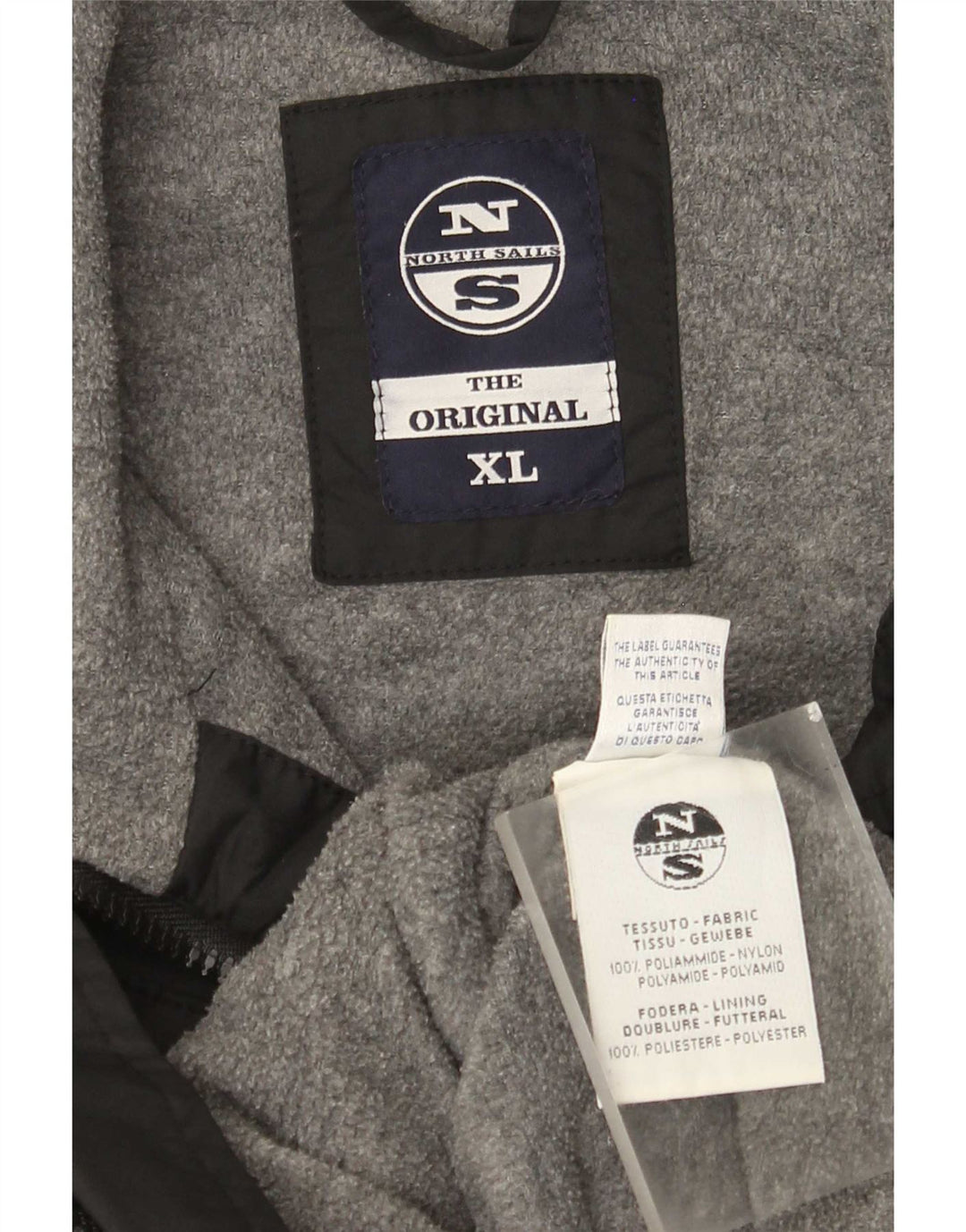 North Sails Herren Bomberjacke UK 42 XL Schwarz Polyamid