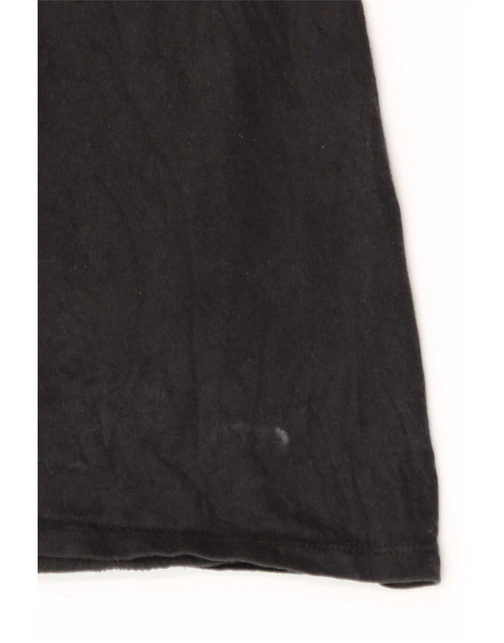 Nike Damen Athletic Cut Graphic T-Shirt Top UK 14 Medium Schwarz