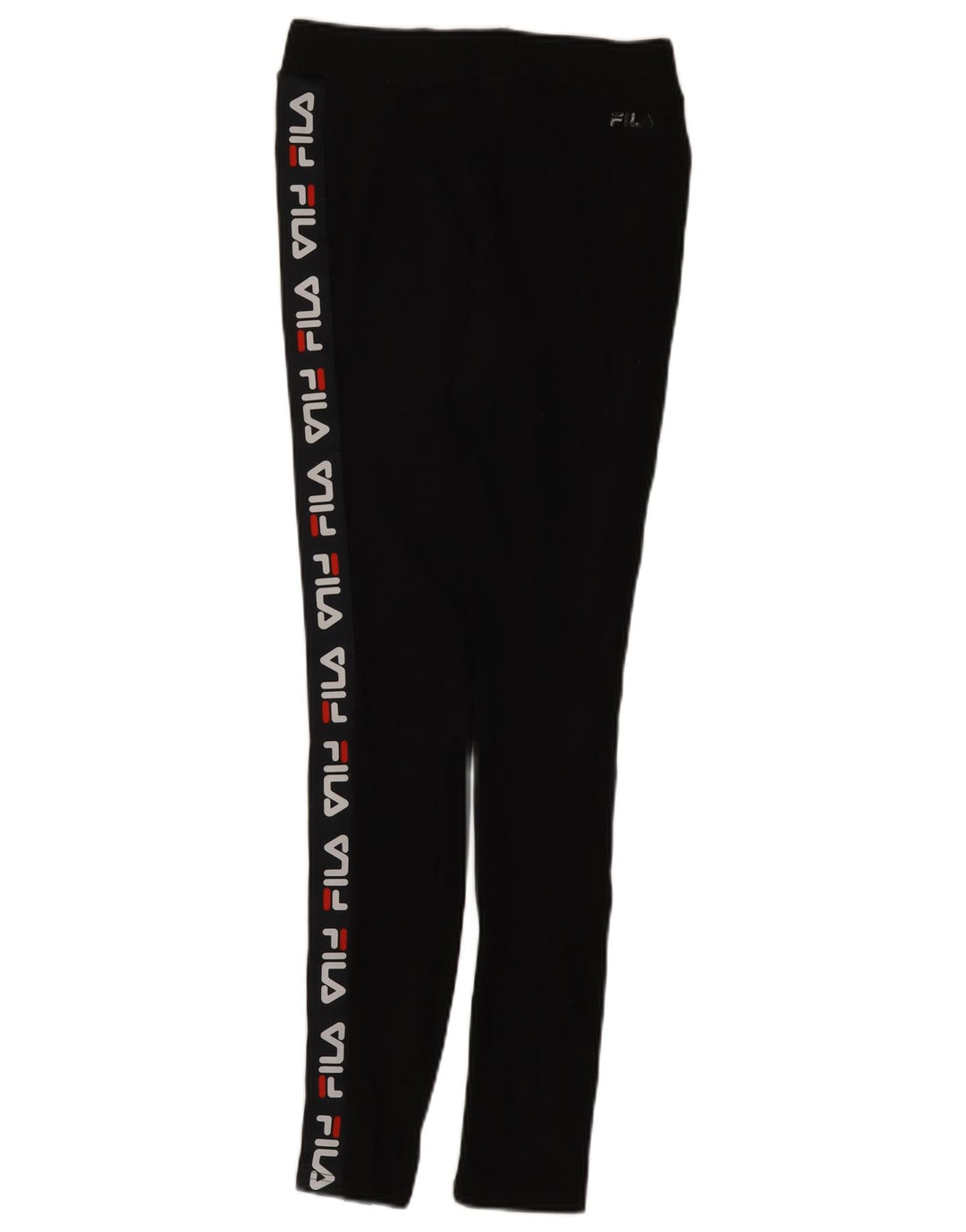 FILA Damen Graphic Leggings UK 14 Medium Schwarz