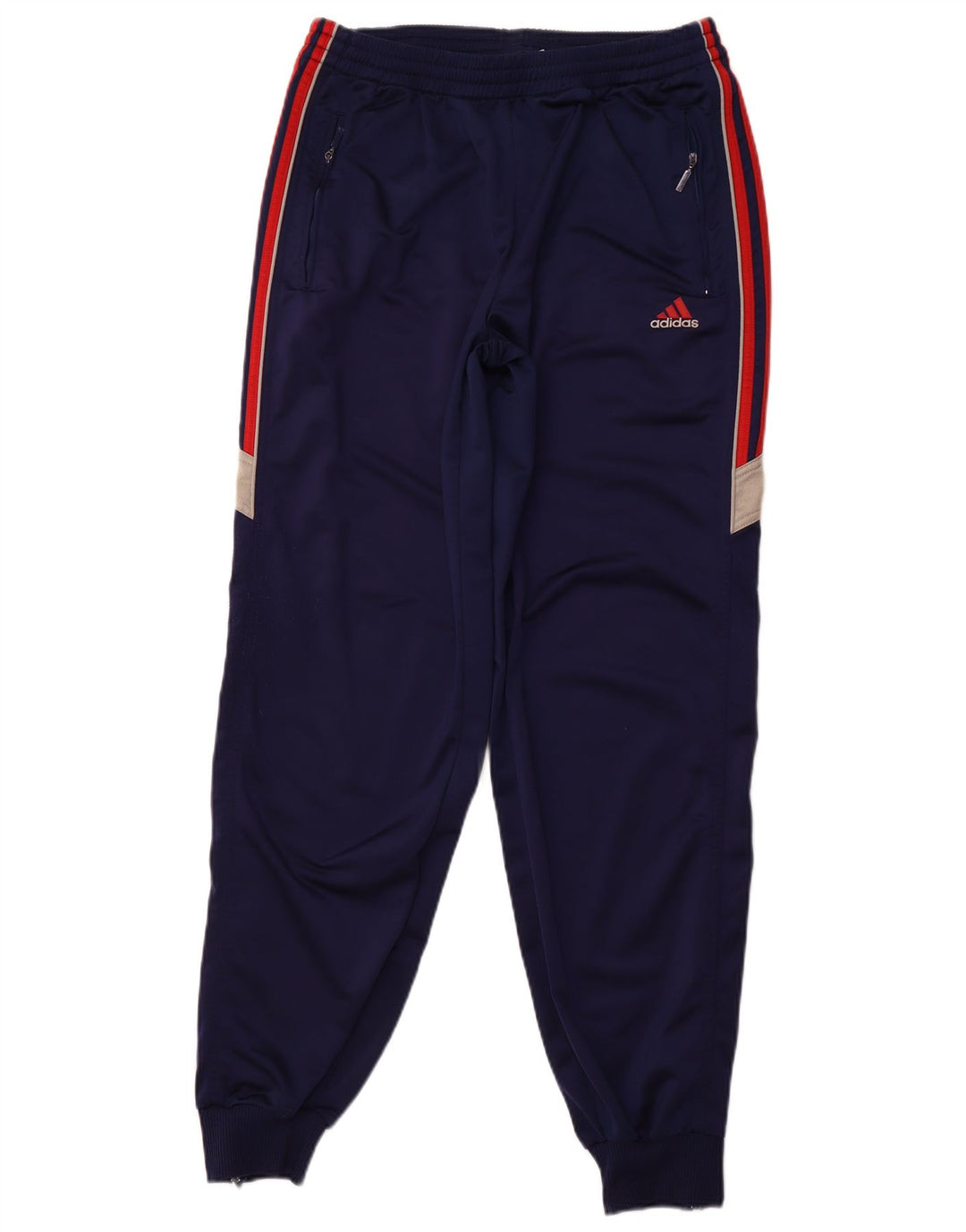 ADIDAS Herren-Trainingshose, Jogginghose, XL, Marineblau, Farbblock-Polyester