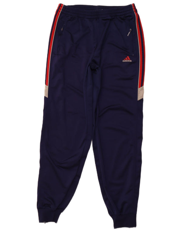 ADIDAS Herren-Trainingshose, Jogginghose, XL, Marineblau, Farbblock-Polyester