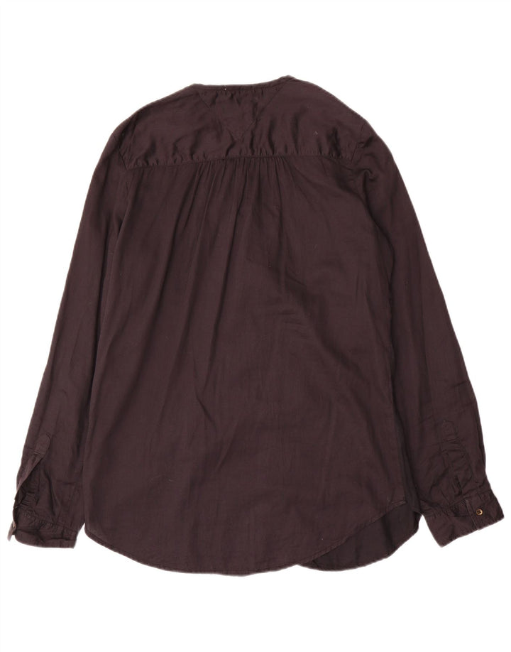 Tommy Hilfiger Damen-Oversize-Hemd, Gr. 10, Größe S, Schwarz, Baumwolle