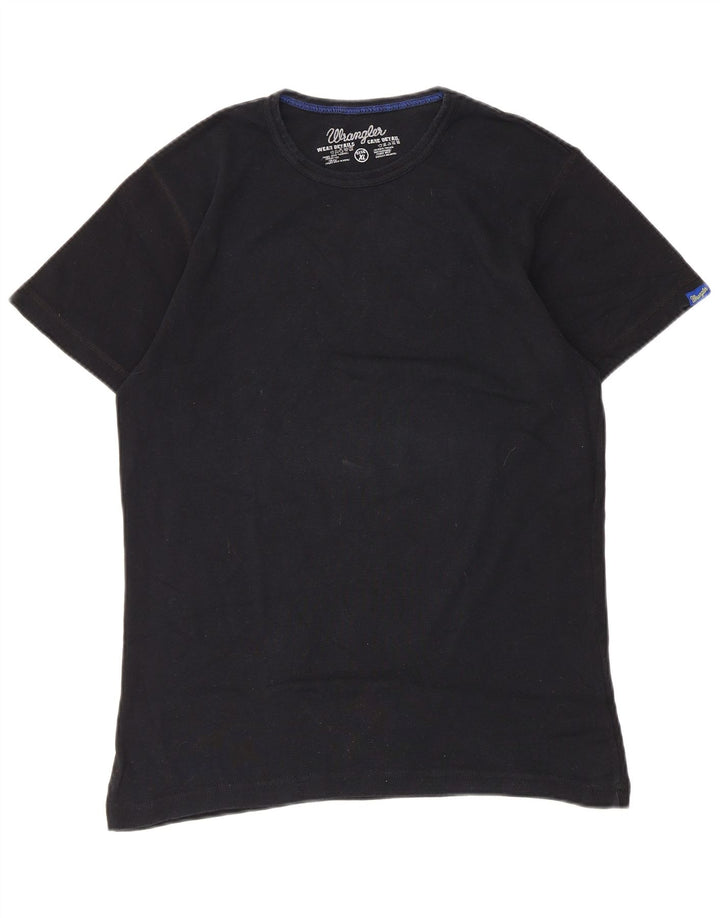 Wrangler Herren T-Shirt Top XL Marineblau Baumwolle