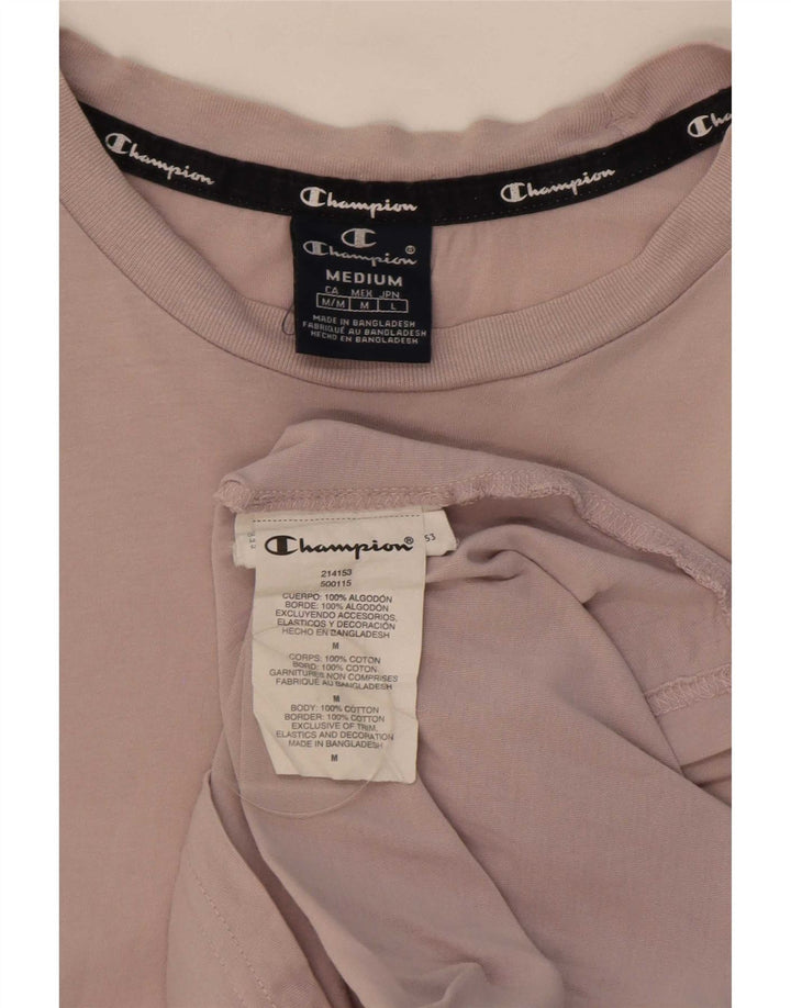 Champion Herren T-Shirt Top Mittelrosa Baumwolle
