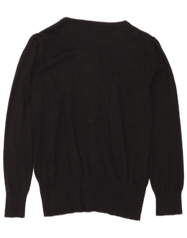 Marks & Spencer Damen-Cardigan-Pullover UK 16 Große schwarze Viskose