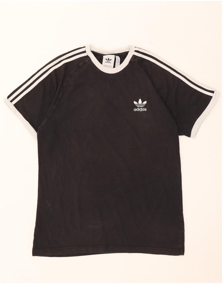Adidas Herren T-Shirt Top Large Schwarz Baumwolle