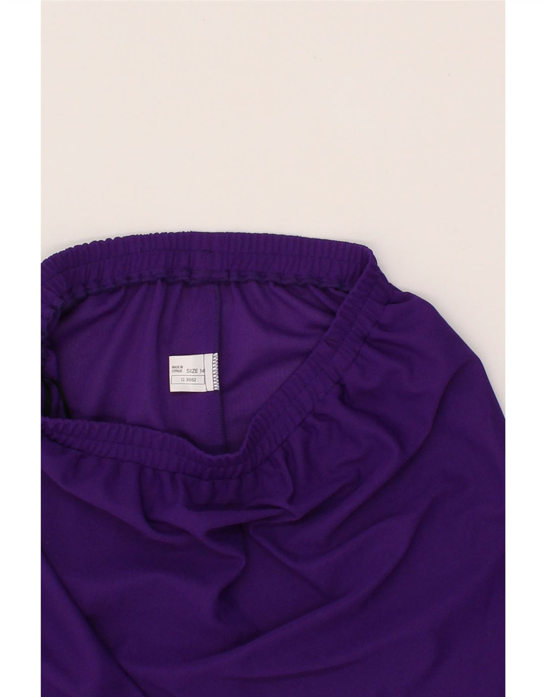 VINTAGE Womens Straight Skirt UK 14 Medium W30  Purple Polyester Vintage Vintage and Second-Hand Vintage from Messina Hembry 
