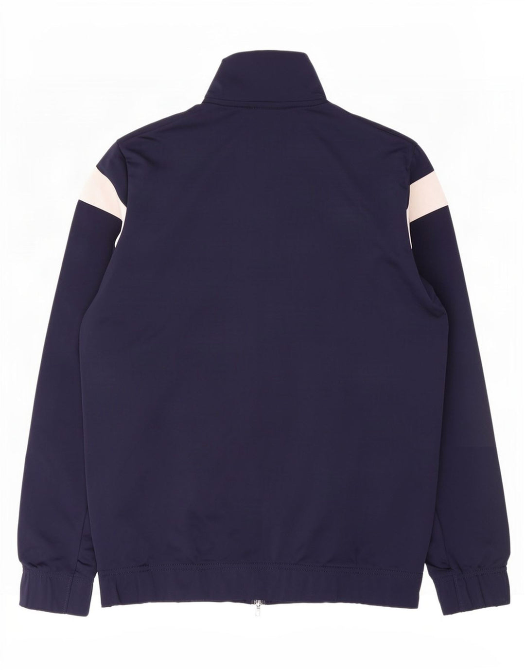 Puma Herren-Trainingsanzug-Top-Jacke, mittelblaues Farbblock-Polyester