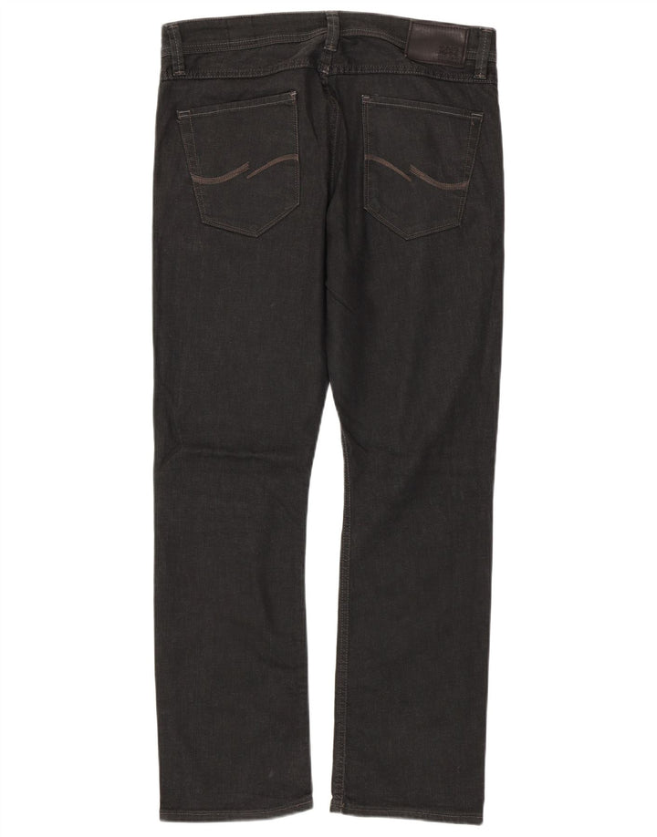 Jack & Jones Herren Straight Jeans W34 L31 Grau