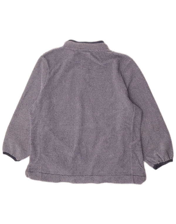 Weird Fish Damen-Pullover mit Reißverschluss am Hals, UK 20 2XL, blau, geometrisch