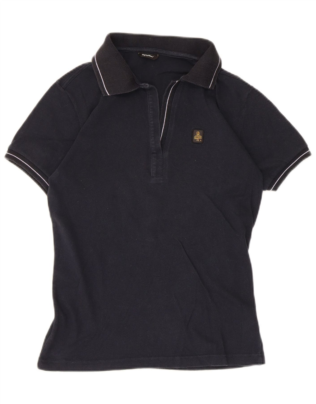 Refrigiwear Damen Poloshirt UK 14 Large Marineblau