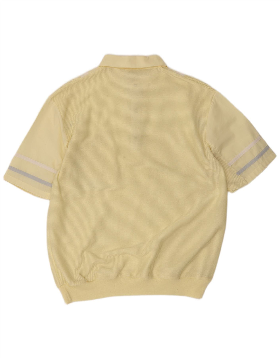 Angelo Litrico Herren Pullover Hemd IT 48/50 Mittelgelb gestreift