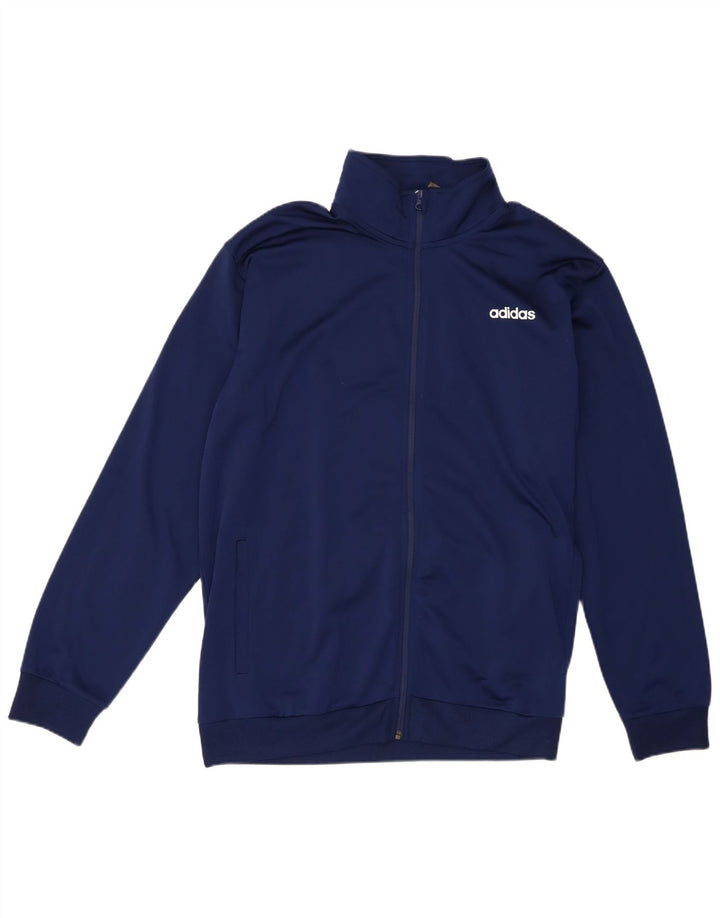 Adidas Herren Trainingsanzug Top Jacke XL Marineblau Polyester