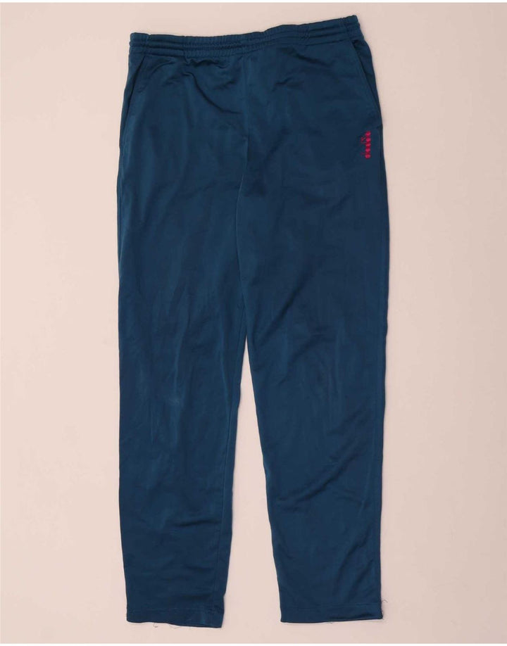 Diadora Herren-Trainingsanzug mit Grafik, UK 42, Größe L, blau, Colourblock-Polyester