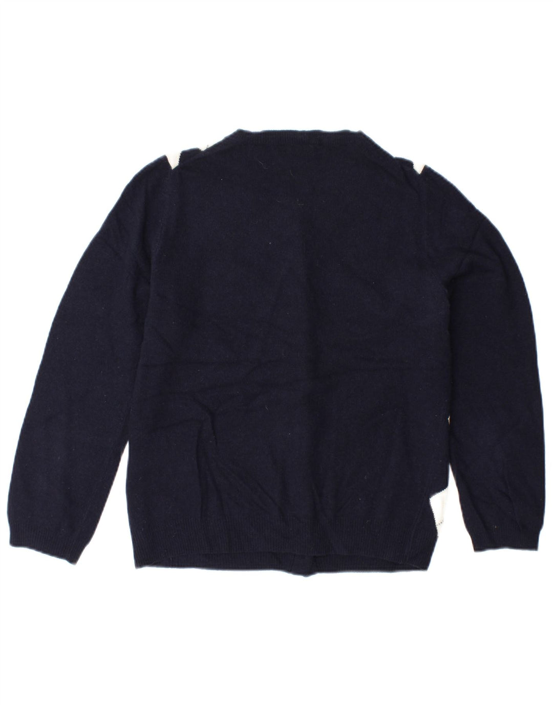 J. CREW Herren-Cardigan-Pullover UK 6 XS Marineblau Argyle/Diamant