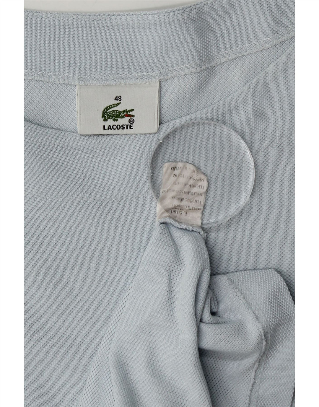 Lacoste Damen T-Shirt Top Größe 48 XL Blaue Baumwolle