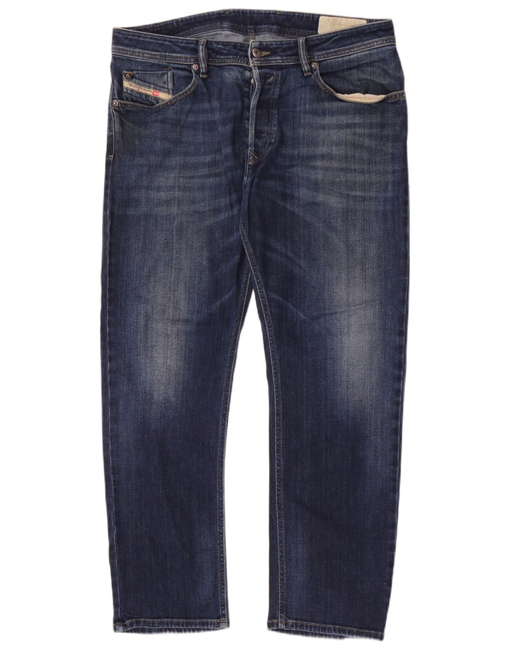 Diesel Herren Slim Jeans W36 L29 Blaue Baumwolle