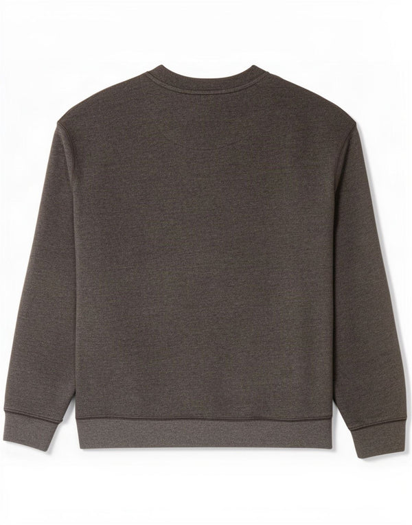 Zara Herren-Sweatshirt mit Grafik, Größe S, graue Baumwolle