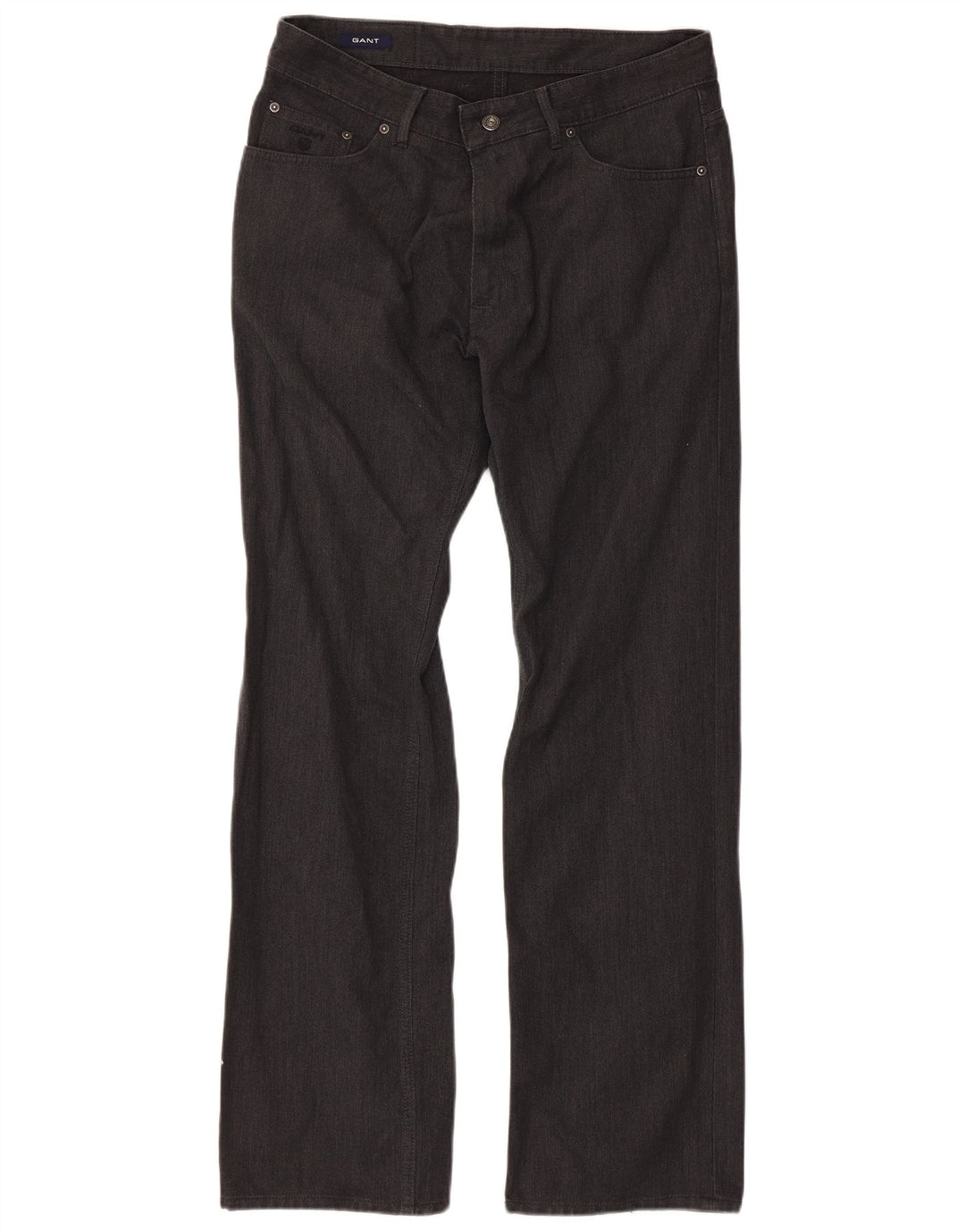 Gap Damen Jason Regular Fit Straight Jeans W34 L32 Graue Baumwolle