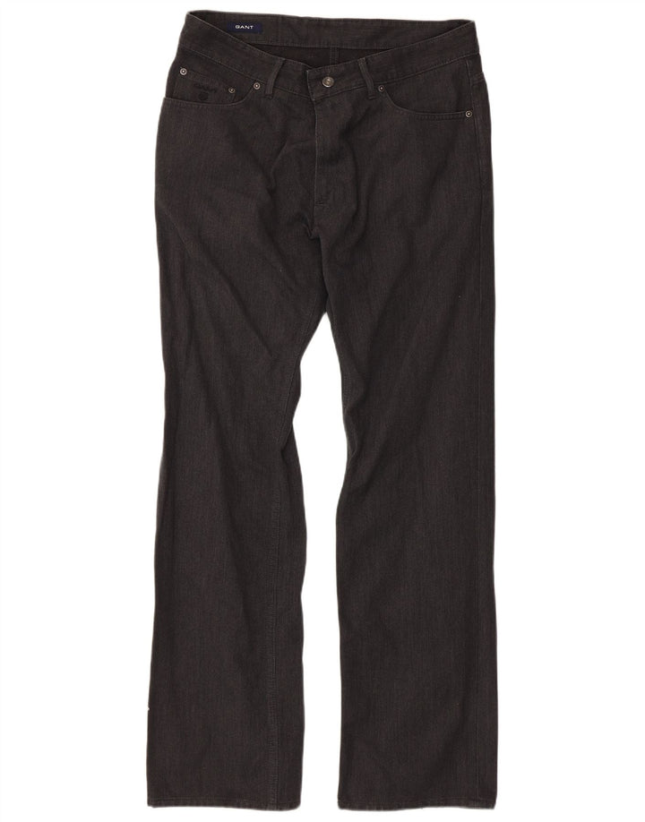Gap Damen Jason Regular Fit Straight Jeans W34 L32 Graue Baumwolle