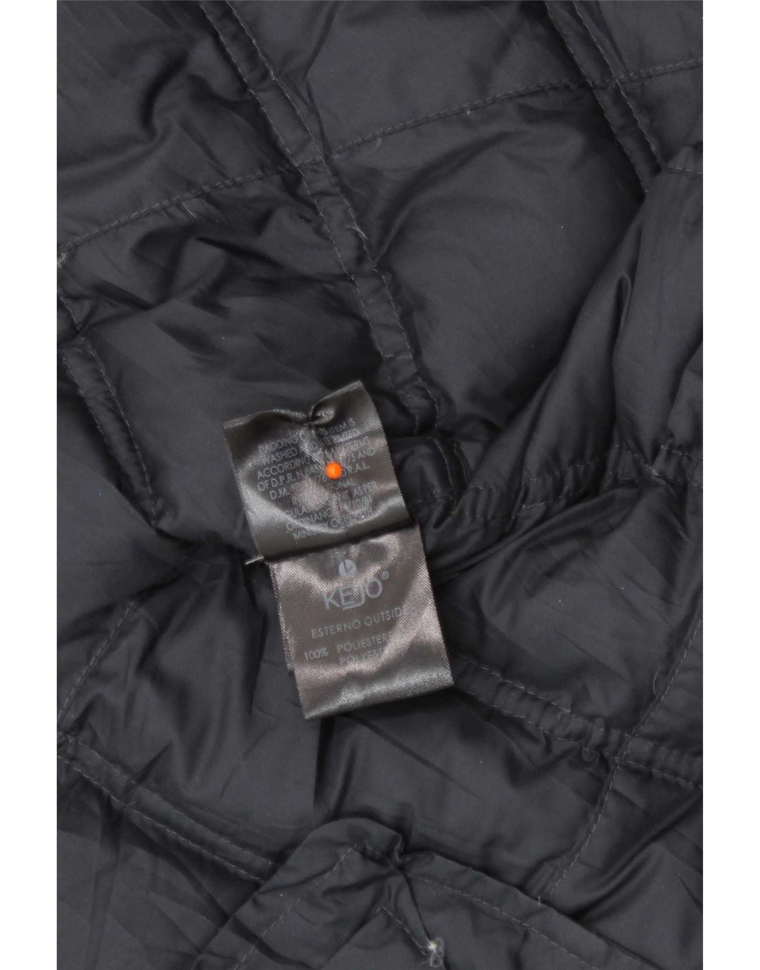 Kejo Damen Wattierte Jacke IT 42 Medium Marineblau Polyester