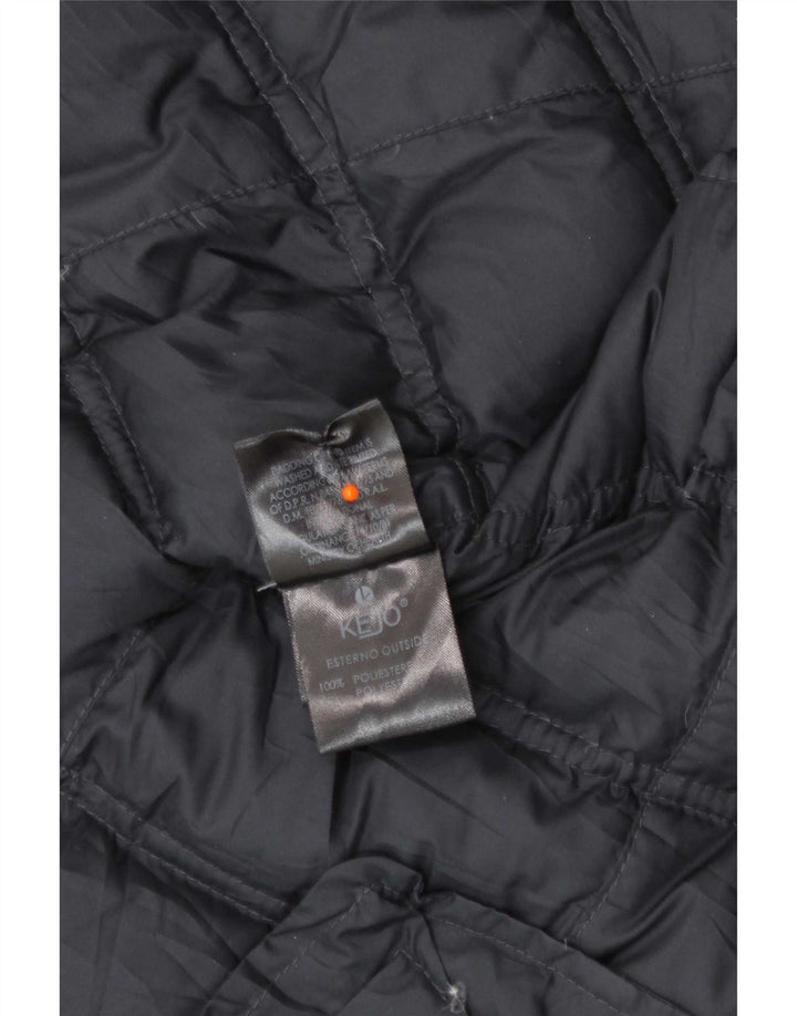 Kejo Damen Wattierte Jacke IT 42 Medium Marineblau Polyester